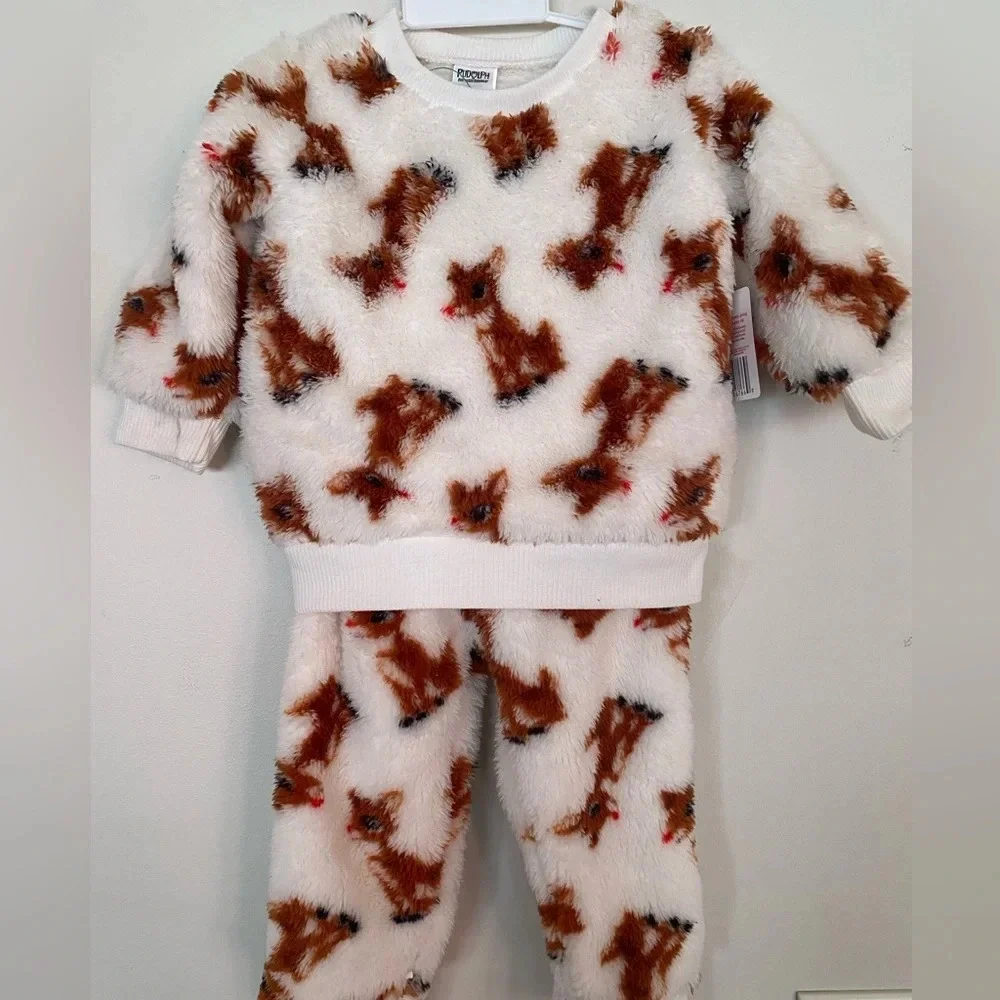 NWT Rudolph Jogger Set